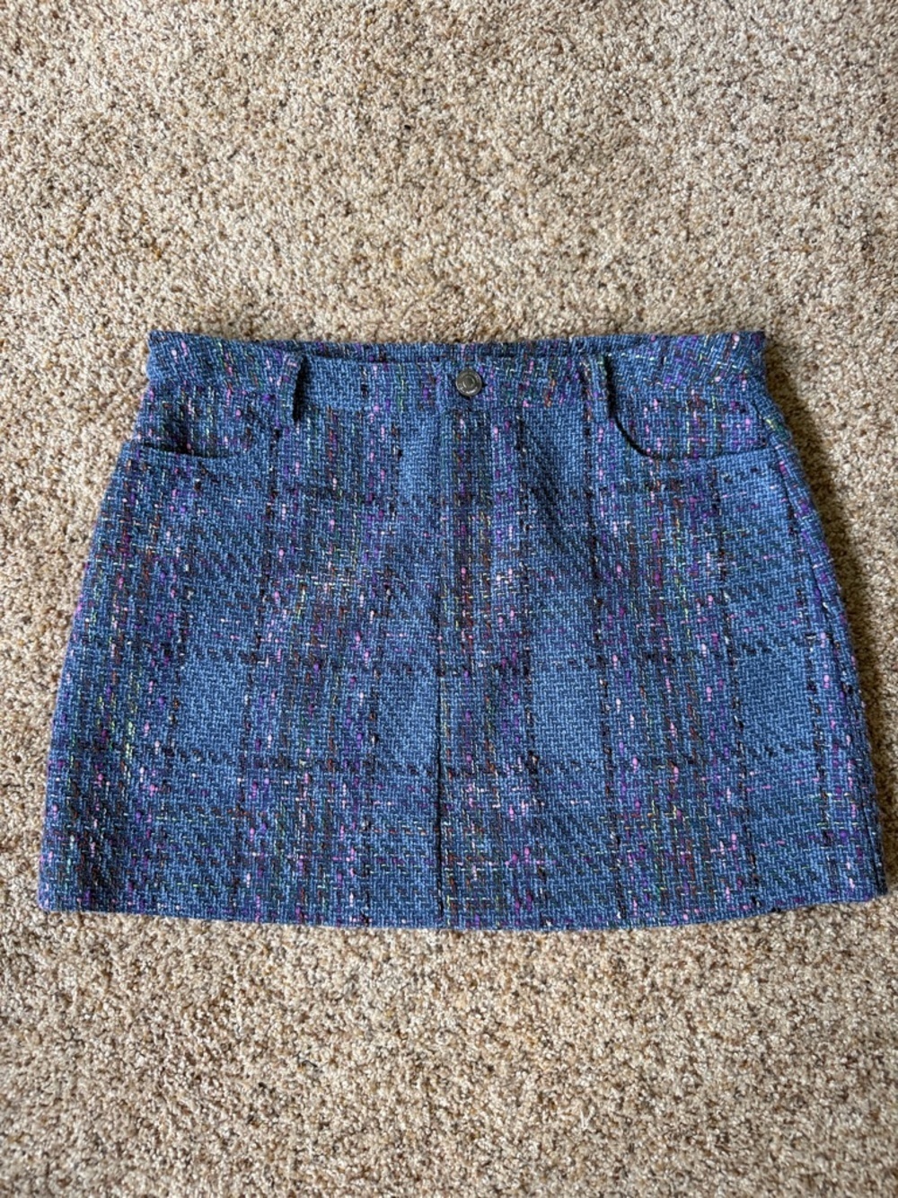 NWT Steve Madden Beck Tweed Mini Skirt